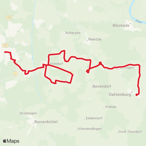 StadtBus/RegionalBus (Umland)  map