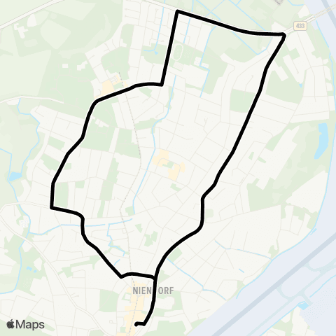 NachtBus Niendorf > Niendorf Nord > Niendorf map