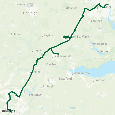Ipswich Buses Osborne St - Old Cattle Market Bus Sta map