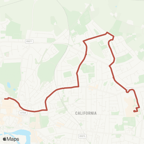 Ipswich Buses Ipswich Hosp - Tower Ramparts Bus Sta map