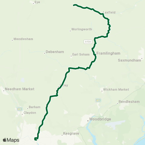 Ipswich Buses Shelter - Old Cattle Market Bus Station map