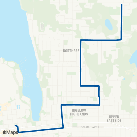 Intercity Transit Friendly Grove map