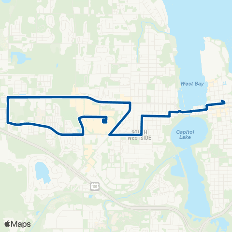 Intercity Transit Capital Medical Center map