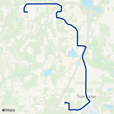 Intercity Transit Mottman Rd map