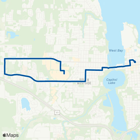 Intercity Transit Capital Mal Dr map