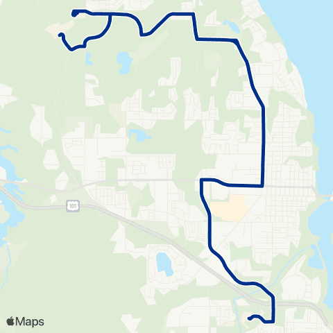 Intercity Transit SPSCC / Evergreen State College map