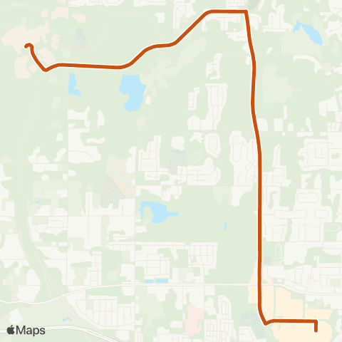 Intercity Transit Evergreen State College / Capital Mall map