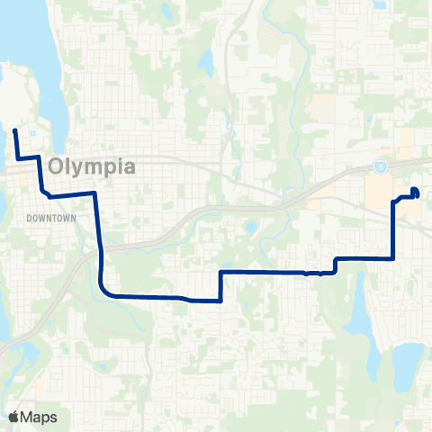 Intercity Transit Farmers Market / Lacey map