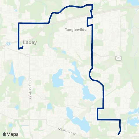 Intercity Transit Britton Pkwy / Marvin Rd map