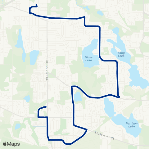 Intercity Transit Carpenter Rd / Corporate Center map