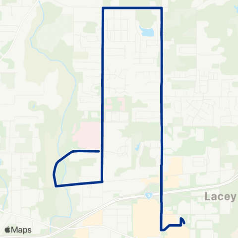 Intercity Transit Lilly Rd / 26th Ave map