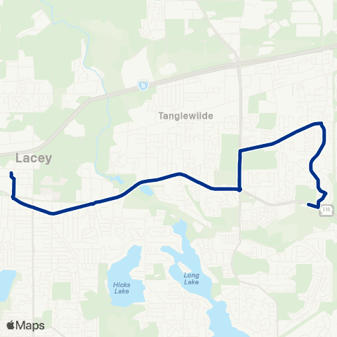 Intercity Transit Pacific Ave / Steilacoom Rd map