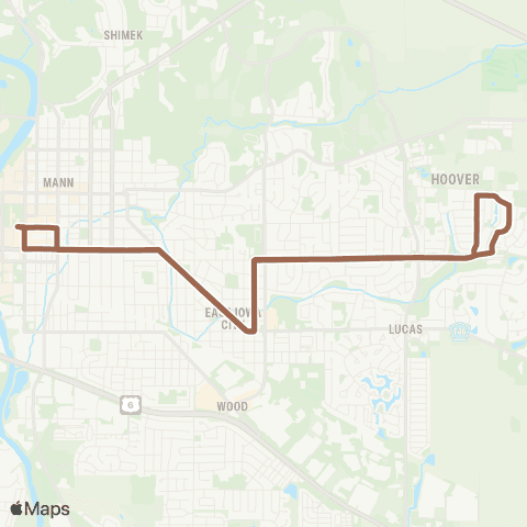 Iowa City Transit Court St map