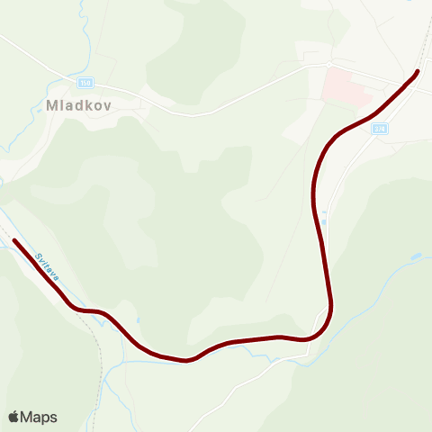 IDS JMK Boskovice - Skalice Nad Svitavou map