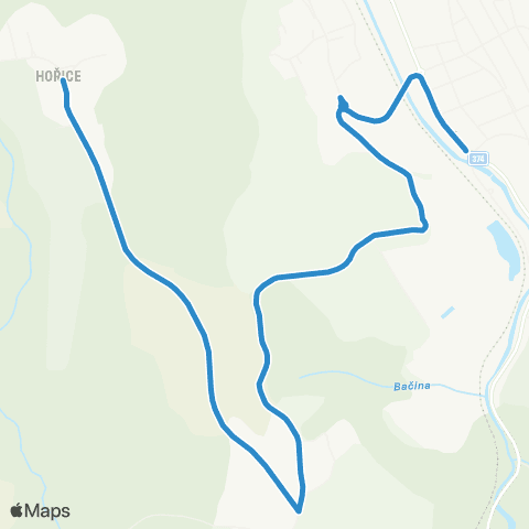 IDS JMK Blansko,,Aut.St. - Blansko,Olešná - Blansko,Hořice map
