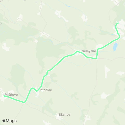 IDS JMK Moravský Krumlov - Vémyslice - Trstěnice - Višňové map