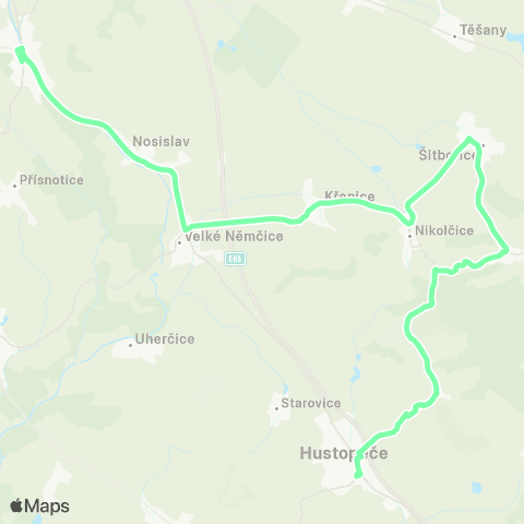 IDS JMK Židlochovice - Šitbořice - Hustopeče map