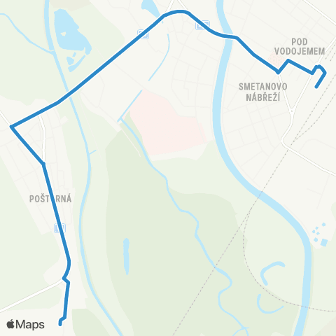 IDS JMK Břeclav: Autobusové Nádraží - Poštorná, Fosfa map