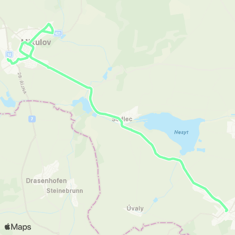 IDS JMK Valtice - Mikulov map