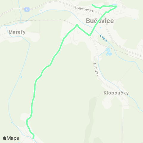 IDS JMK Bučovice - Mouřínov map