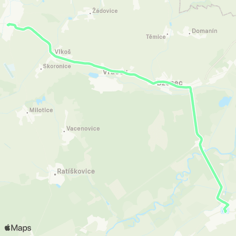 IDS JMK Kyjov - Vracov - Bzenec - Strážnice map