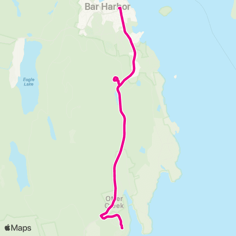 Island Explorer Blackwoods map