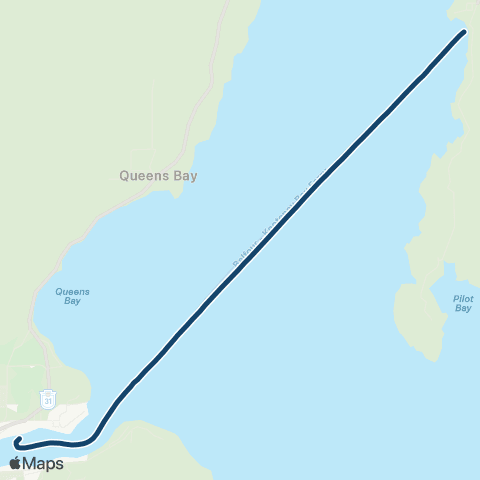 Inland Ferries Kootenay Lake Ferry map