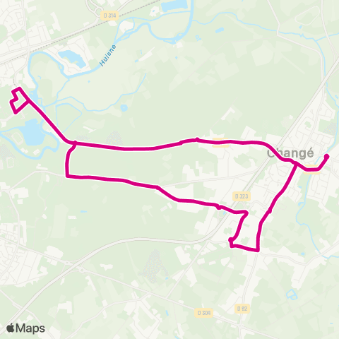 illyGO Changé - Le Mans Espal T2 map