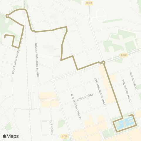 impulsyon Correspondance 20h35 de Ibis Sacré map