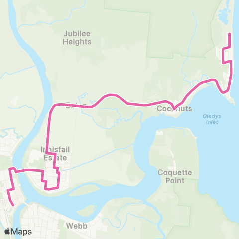 Translink Innisfail City - Flying Fish Point map