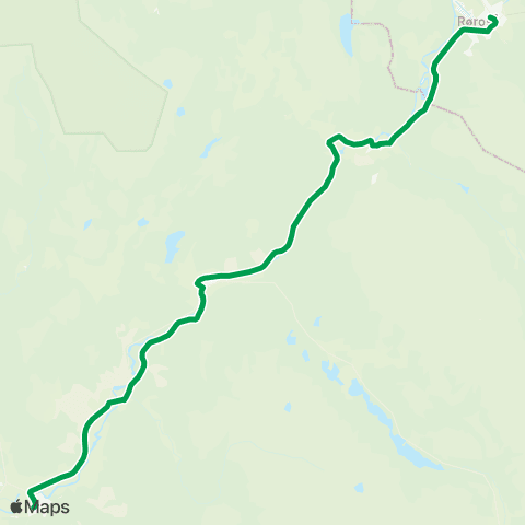 Innlandstrafikk Tynset - Røros map