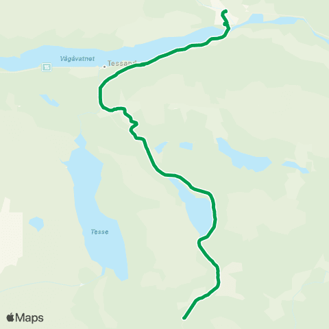 Innlandstrafikk Vågåmo - Randsverk map