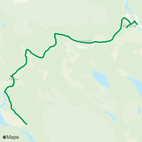 Innlandstrafikk Skåbu - Vinstra map