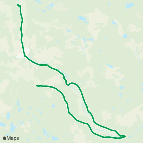 Innlandstrafikk Sør Etnedal-Sentralskulen map