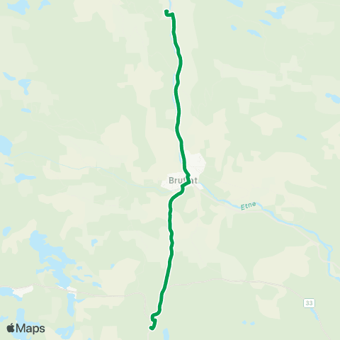 Innlandstrafikk Tonsåsen-Sentralskulen map