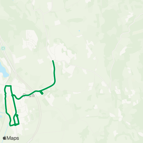 Innlandstrafikk Gran-Riis-Gran map