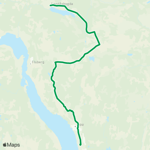 Innlandstrafikk Haldsrud-Hov map