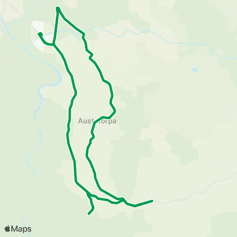 Innlandstrafikk Vinjar-Torpa skole map