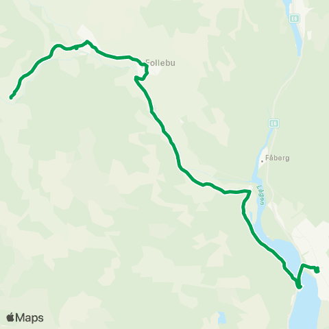 Innlandstrafikk Lillehammer skysstasjon - Hesj map