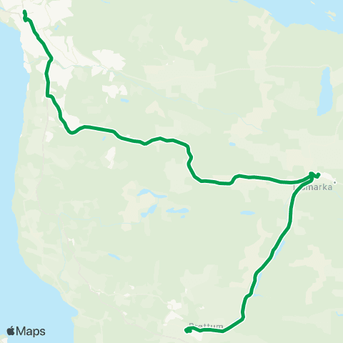 Innlandstrafikk Lillehammer-Lismarka-Brøttum map