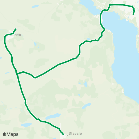 Innlandstrafikk Br.dal-Stensengdalen-Gaupen map