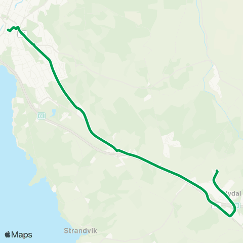 Innlandstrafikk Furnes u-skole - Brumunddal map