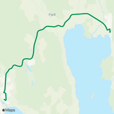 Innlandstrafikk Mo barne - og ungdomsskole-Sand map