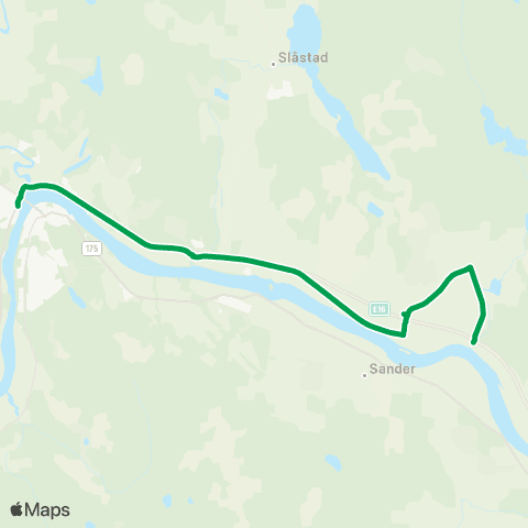 Innlandstrafikk Skarnes-Odals verk-Fulusagen map