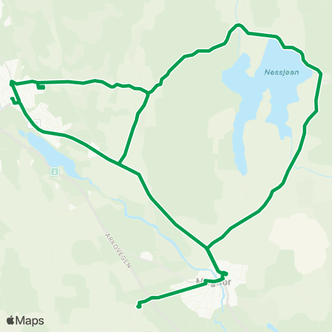 Innlandstrafikk Skotterud-Magnor-Eidskog map