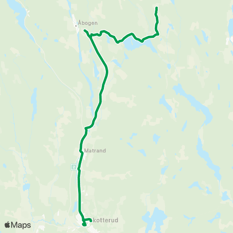 Innlandstrafikk Skotterud-Åbogen-Holsæter map