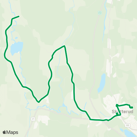 Innlandstrafikk Skotterud-Smedtorpet map