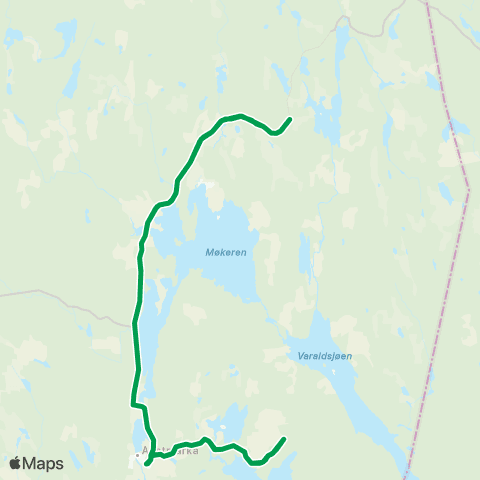 Innlandstrafikk Austmarka-Holmby-Øyermoen map