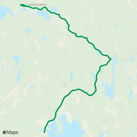 Innlandstrafikk Finnskogen montes. - Øyermoen map