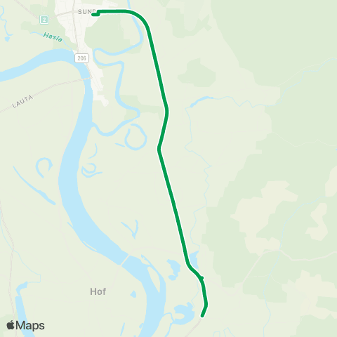 Innlandstrafikk Flisa - Jammerdal map